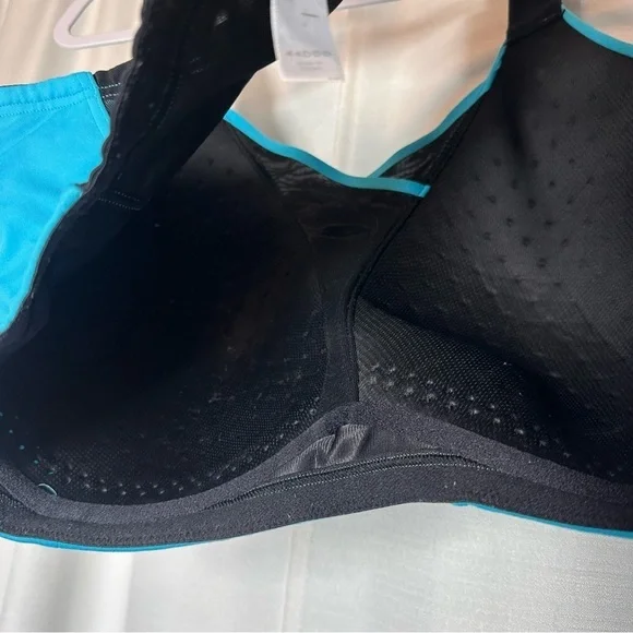 Livi Active Sport Bra 44DDD Bright Blue Convertible Strap Molded No Wire Workout - Picture 5 of 10